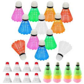 12X Badminton Shuttlecocks Training Exercise Sport Ball Game Birdies Nylon Color