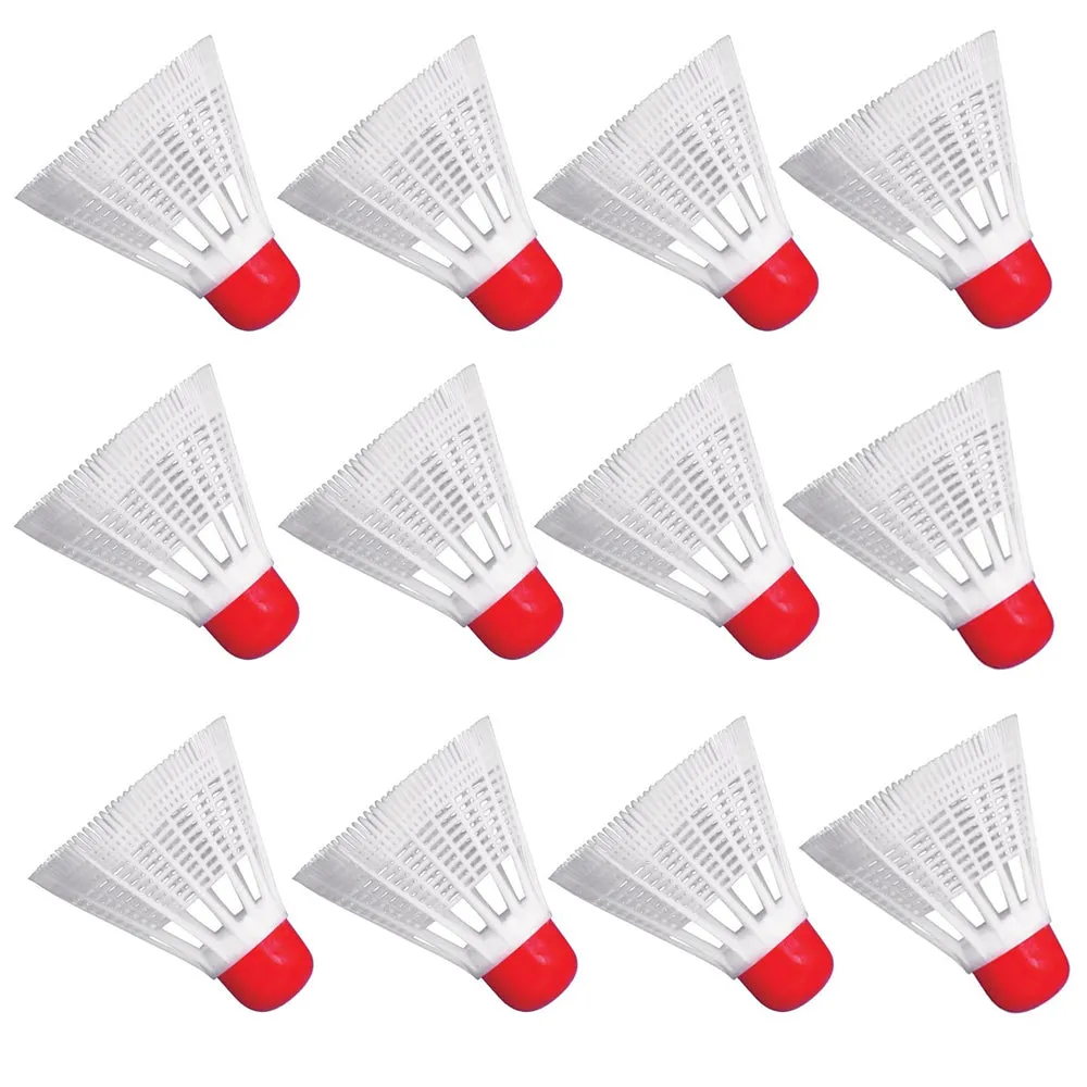 12X Badminton Shuttlecocks Training Exercise Sport Ball Game Birdies Nylon Color