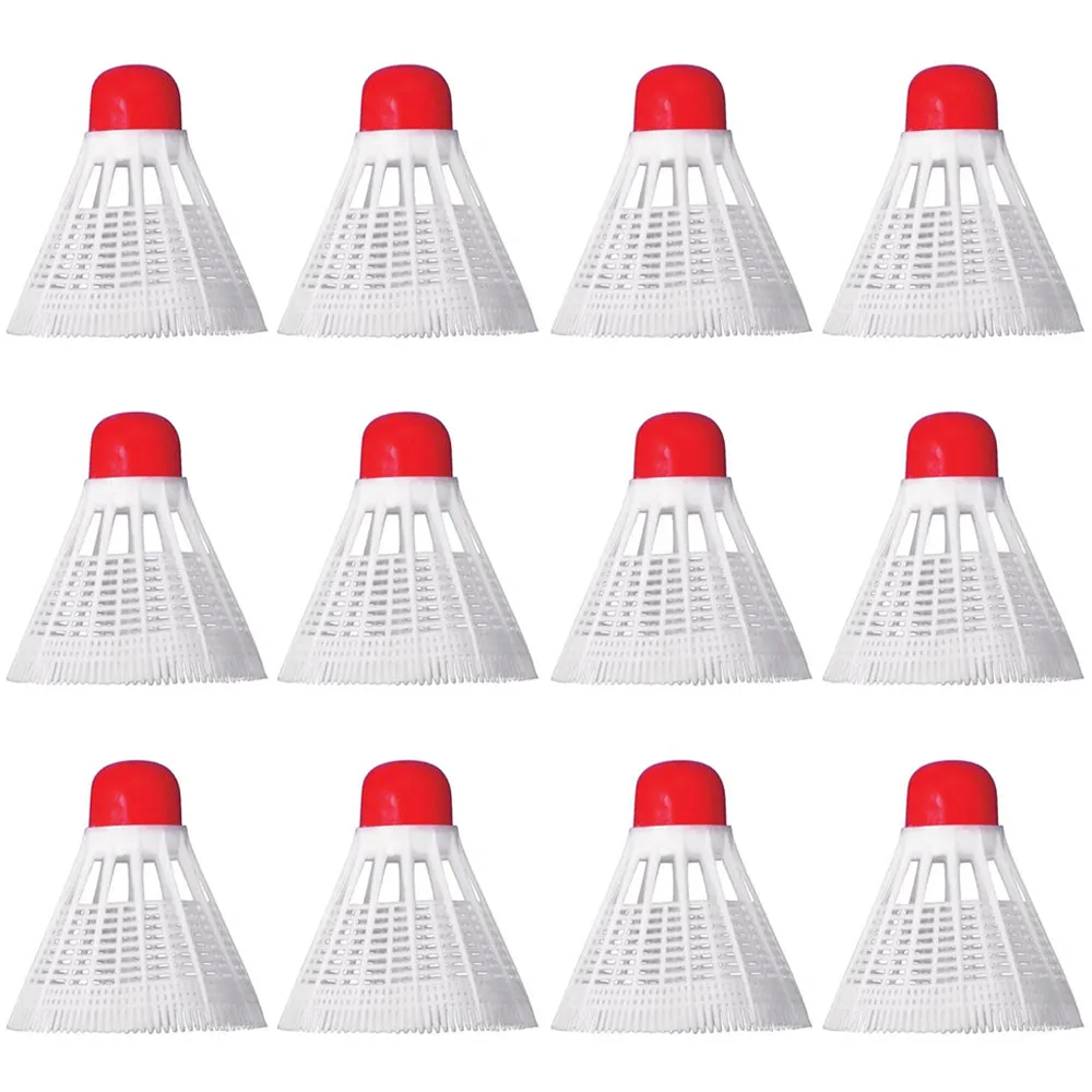 12X Badminton Shuttlecocks Training Exercise Sport Ball Game Birdies Nylon Color