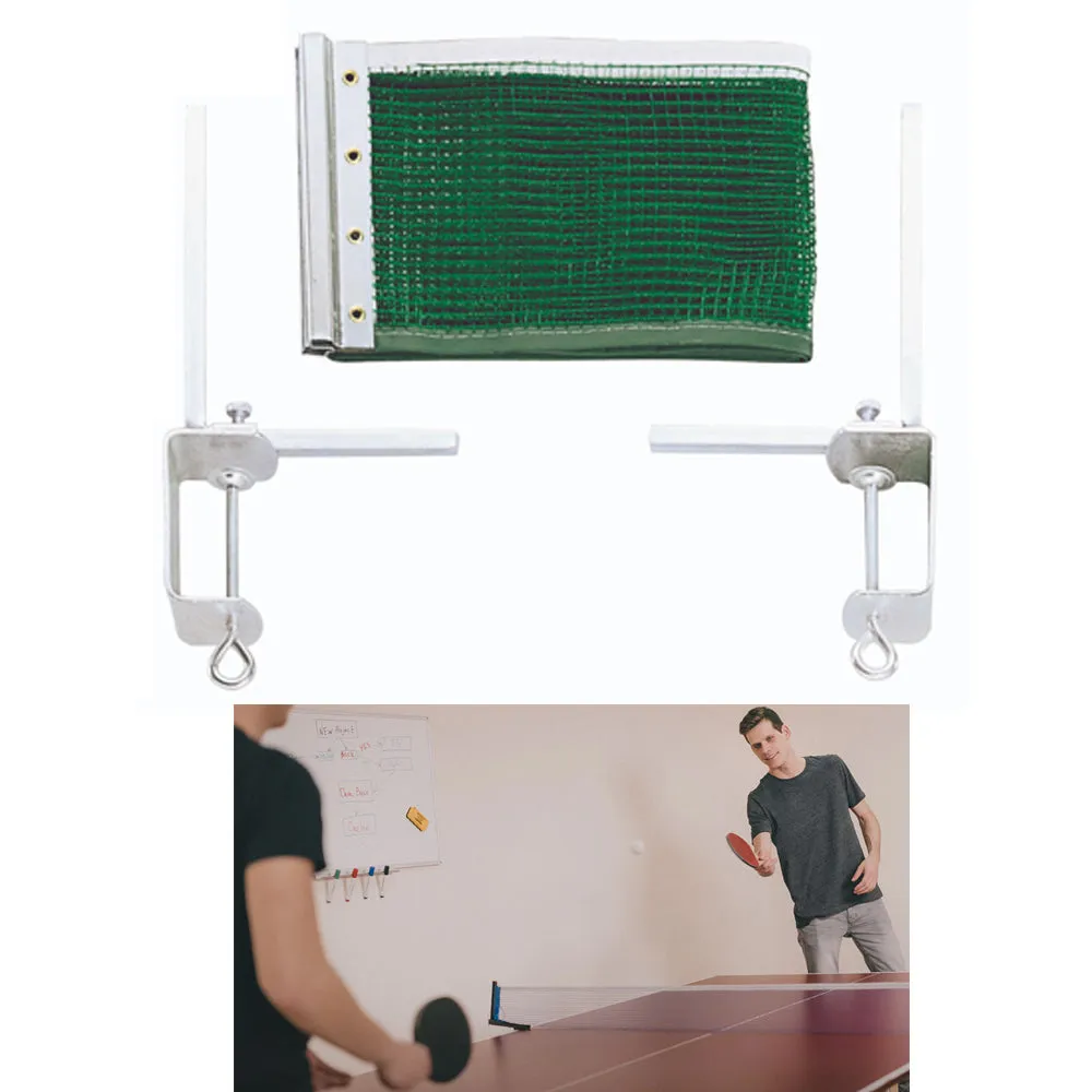 5pc Ping Pong Net Post Paddle Set Table Tennis Replacement Indoor Sports Games
