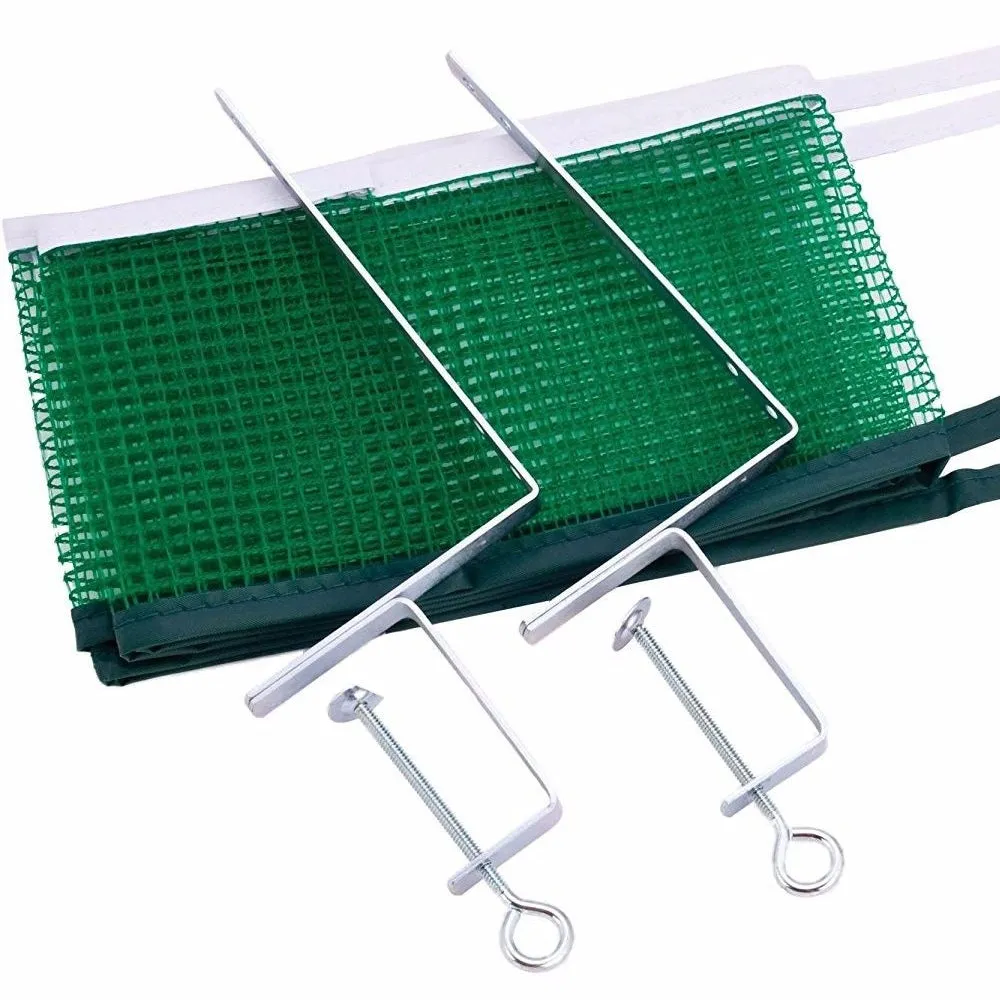 5pc Ping Pong Net Post Paddle Set Table Tennis Replacement Indoor Sports Games