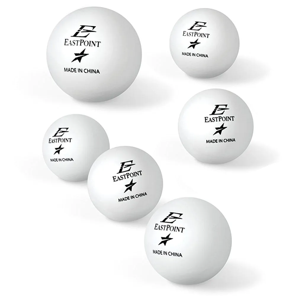 6 Pc 40mm One Star Ping Pong Table Tennis Balls White Practice Game Training Fun