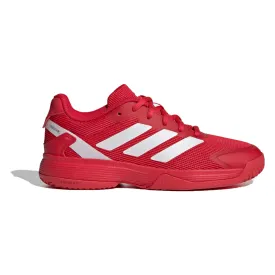 Adidas Ubersonic Junior Tennis Shoes - Lucid Red/Zero Metalic/Lucid Red