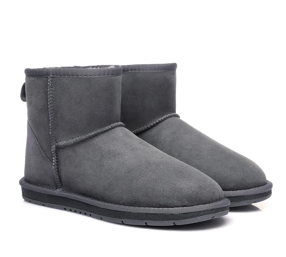 AUSTRALIAN SHEPHERD® UGG Kids Boots Sheepskin Wool Mini Classic Ankle Boots Water Resistant Nonslip