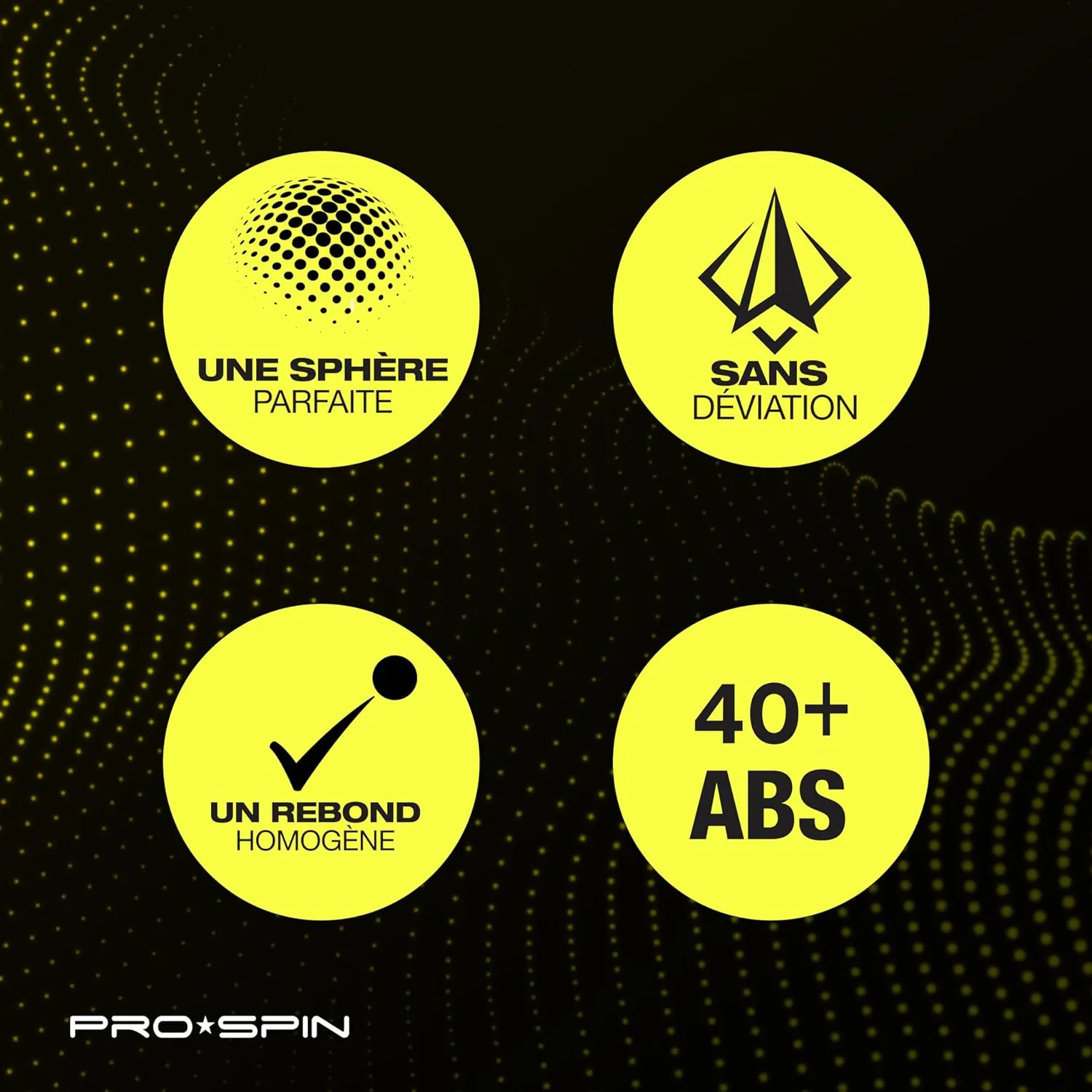 Balles de Ping-Pong PRO SPIN - Fitnessterapy