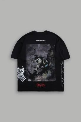 Born Warrior "Side By Side" Series Premium Tee in Black