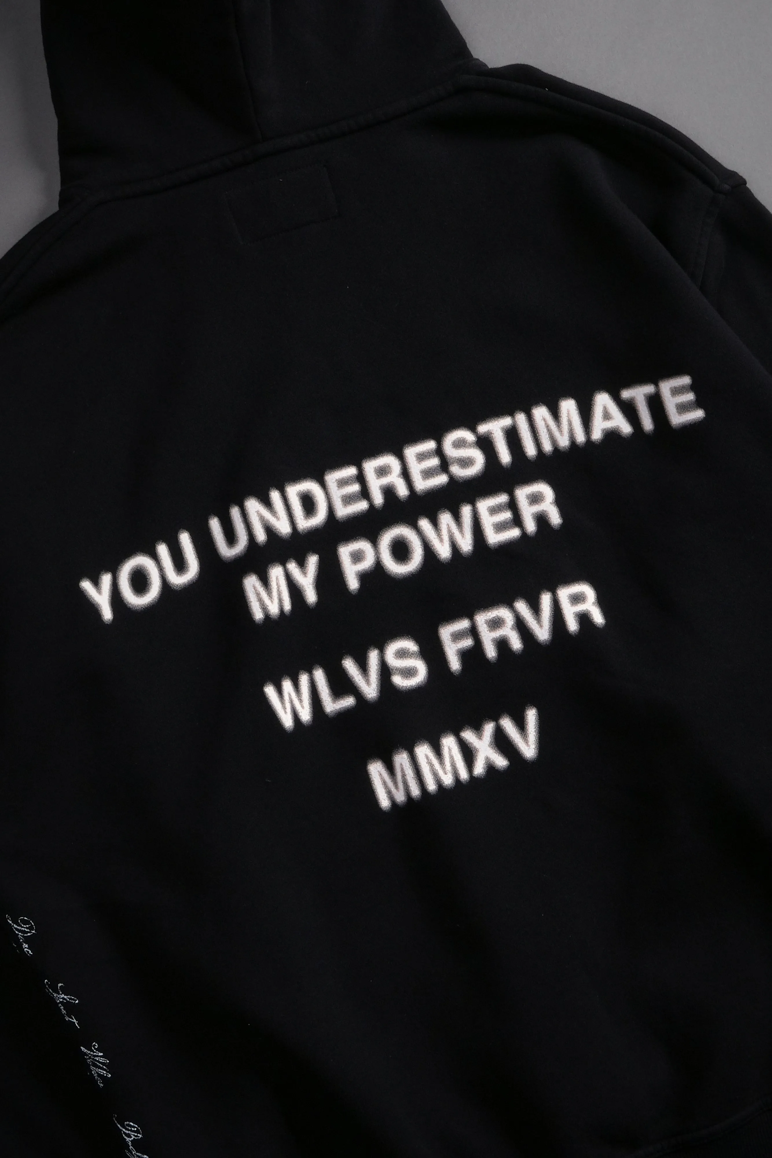 Broken "Side-By-Side" Pierce Hoodie in Black