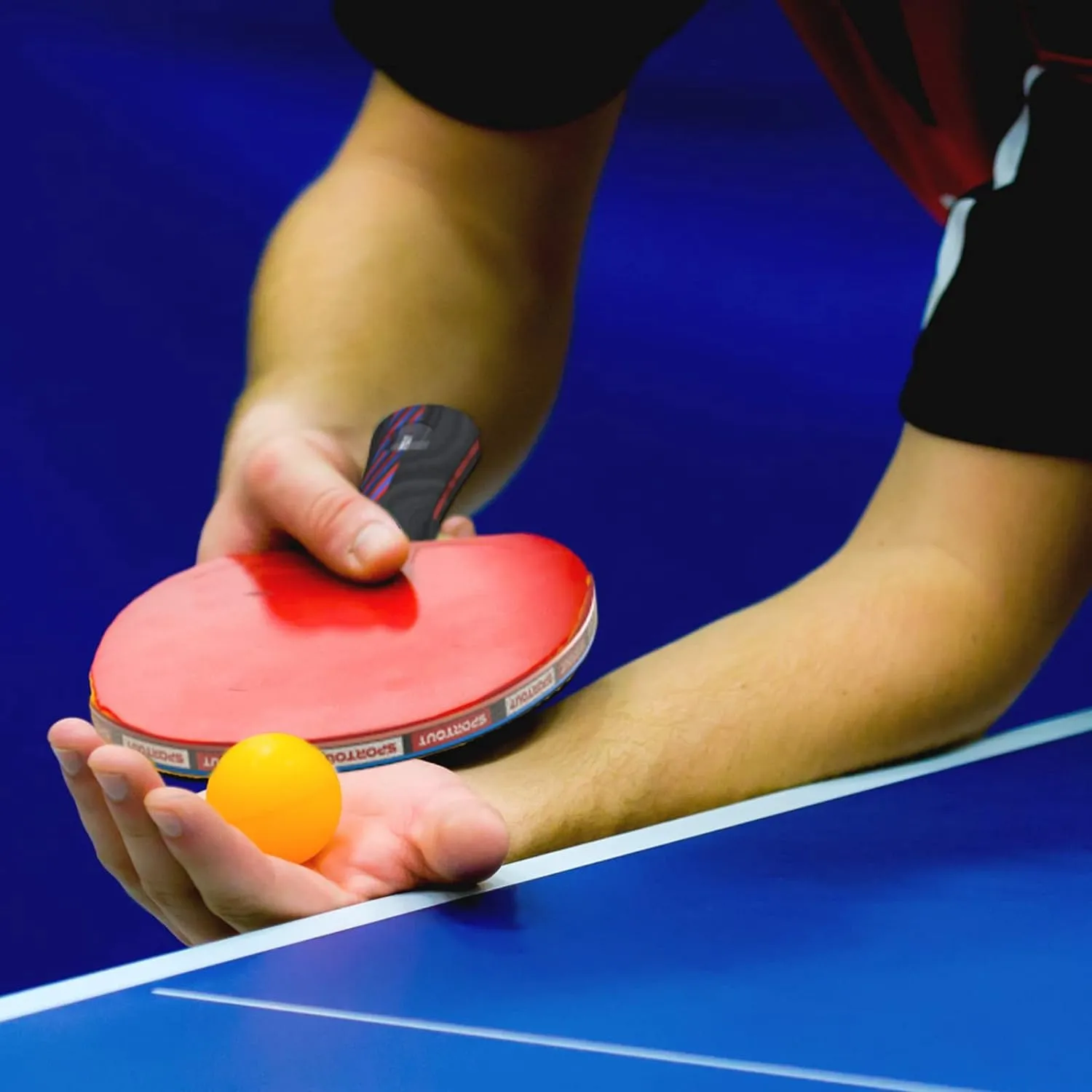 Ensemble 2 Raquettes de Ping-Pong - Filet Extensible - Sac | Fitnessterapy