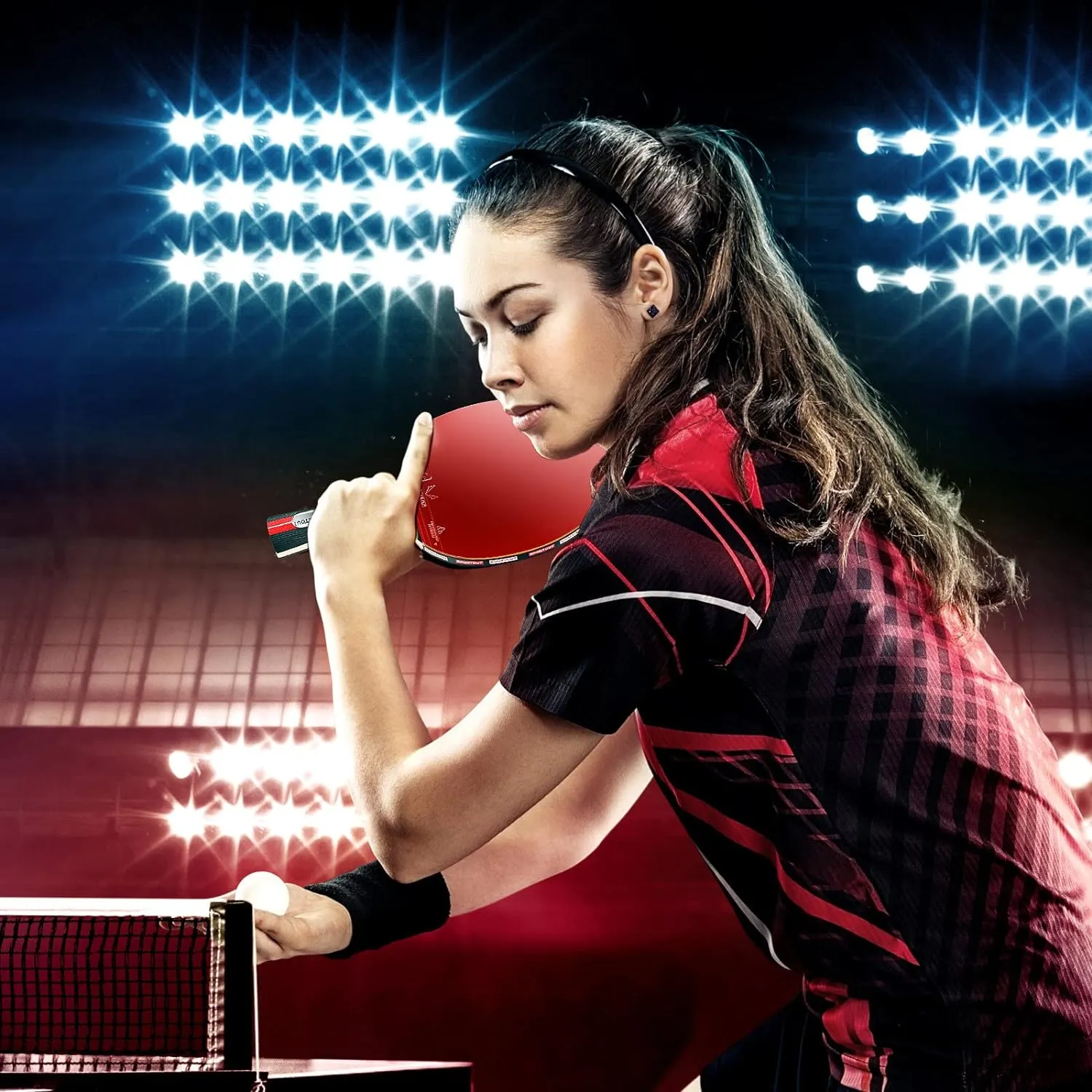 Ensemble 2 Raquettes de Ping-Pong - Filet Extensible - Sac | Fitnessterapy