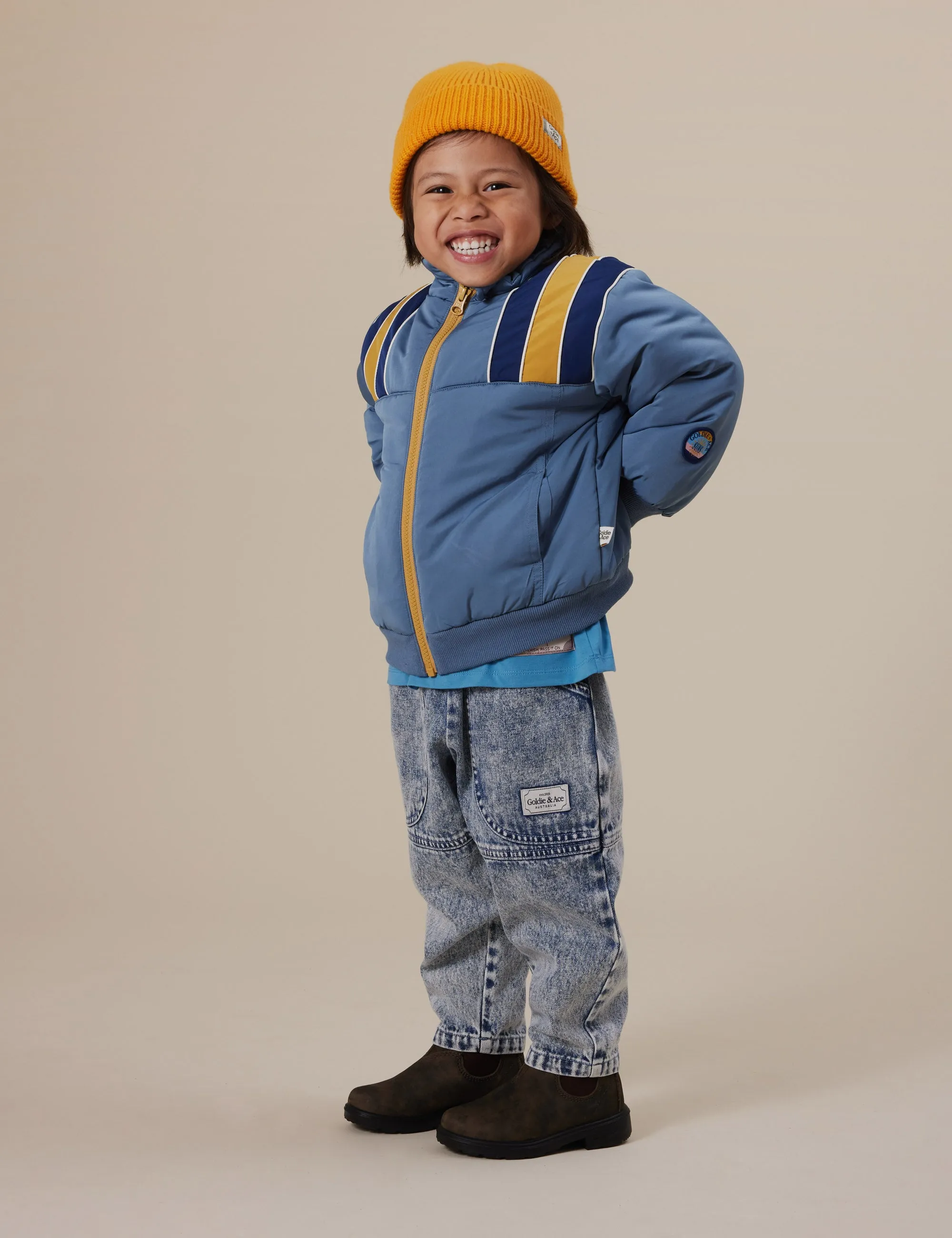 Goldie   Ace Jordan Jacket Dusty Blue
