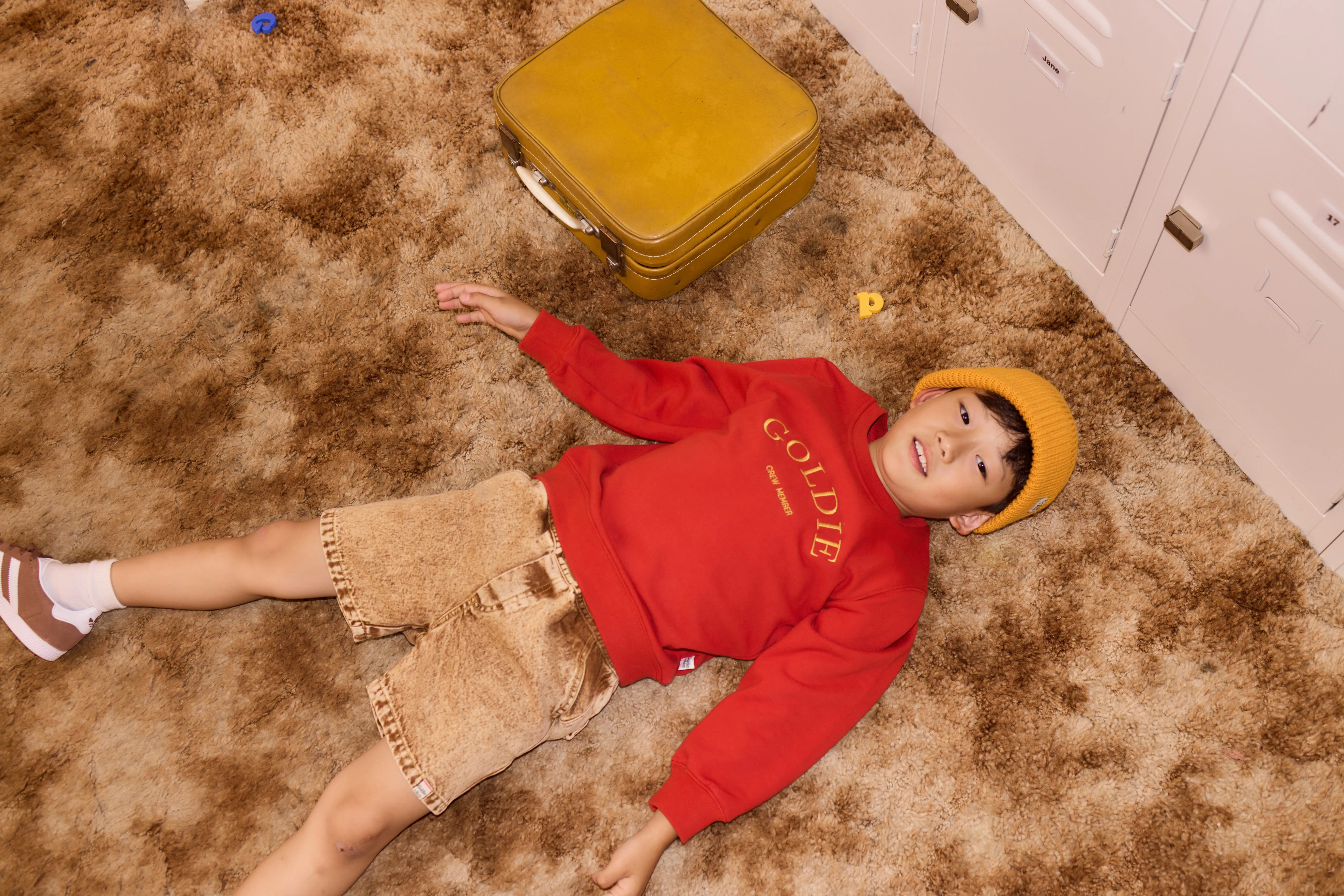Goldie   Ace Noah Denim Shorts Brown