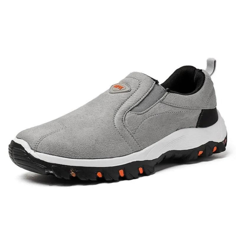 Groovywish Men Warm Fur Boots Slip-on Premium Suede Orthopedic Shoes