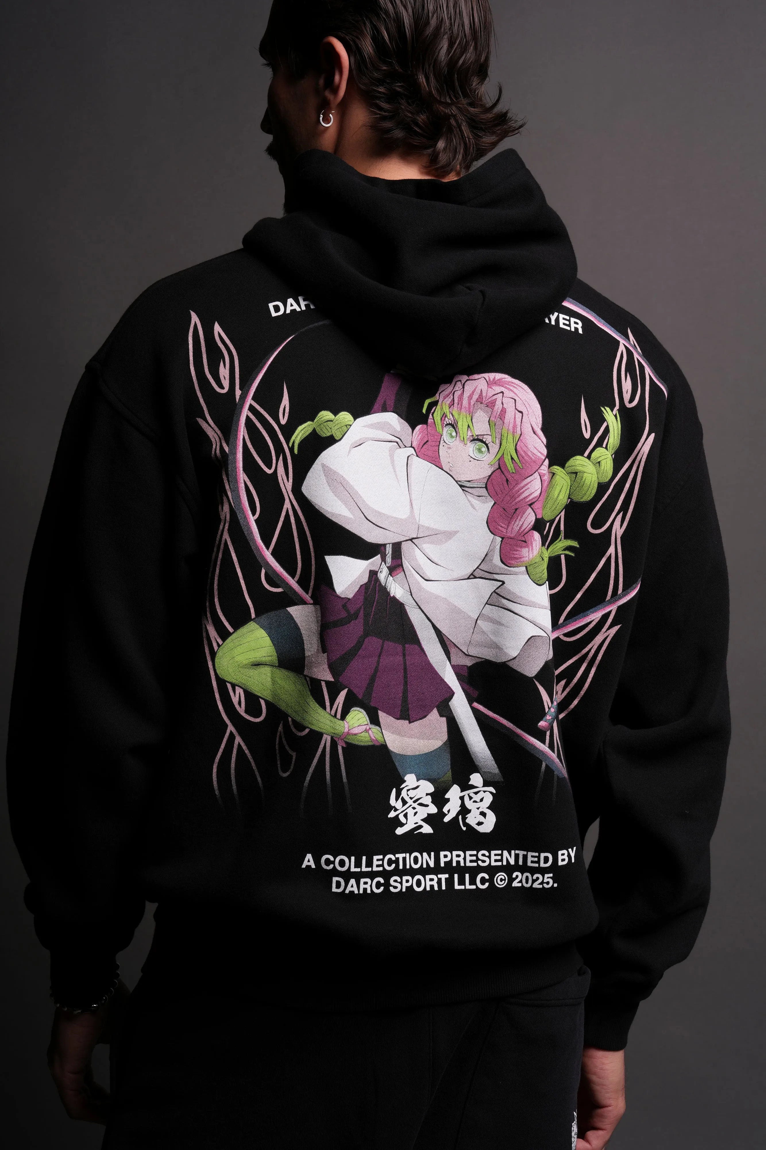 Her Fire She "Pierce" Hoodie in Black