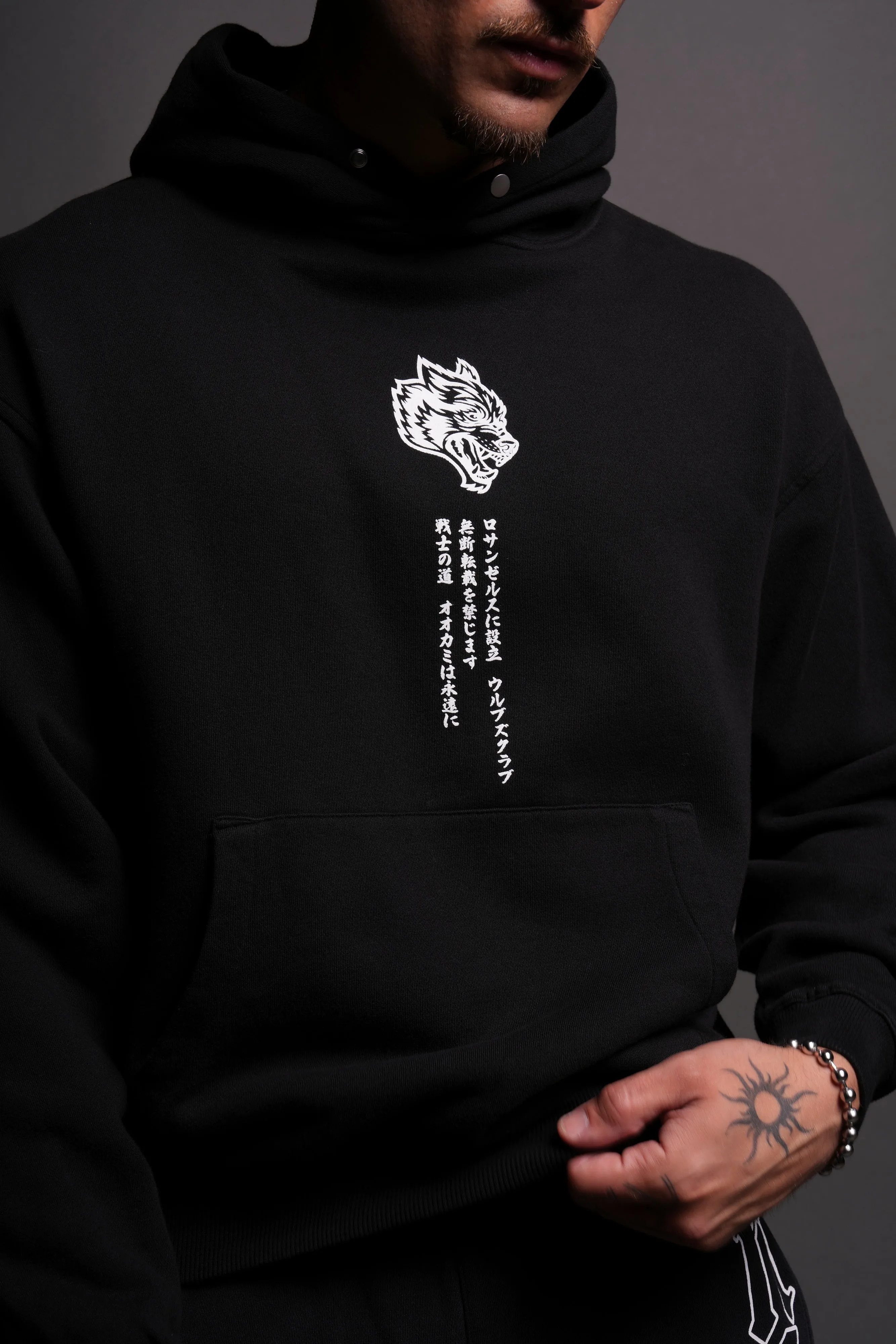 Her Fire She "Pierce" Hoodie in Black