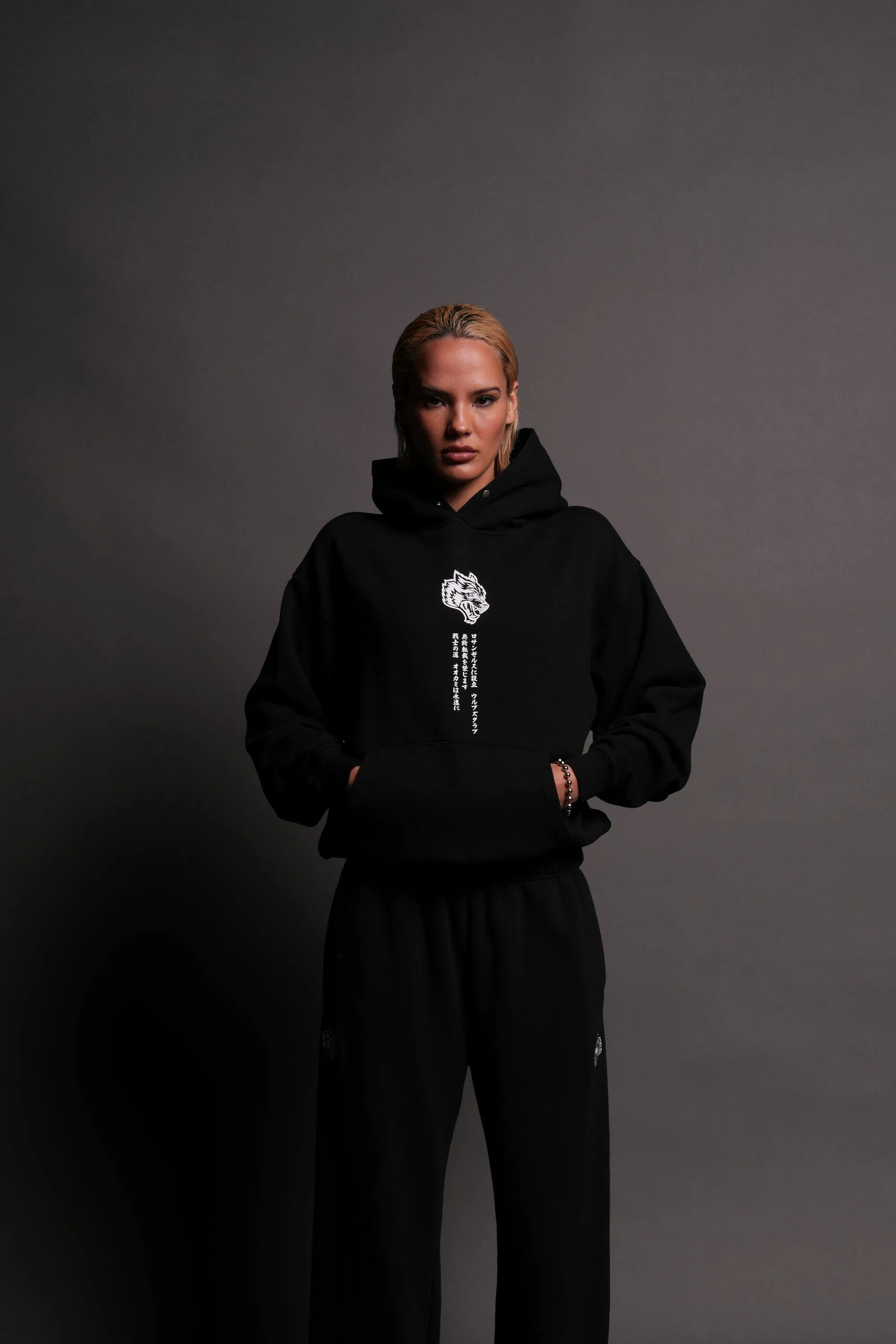 Her Fire She "Pierce" Hoodie in Black