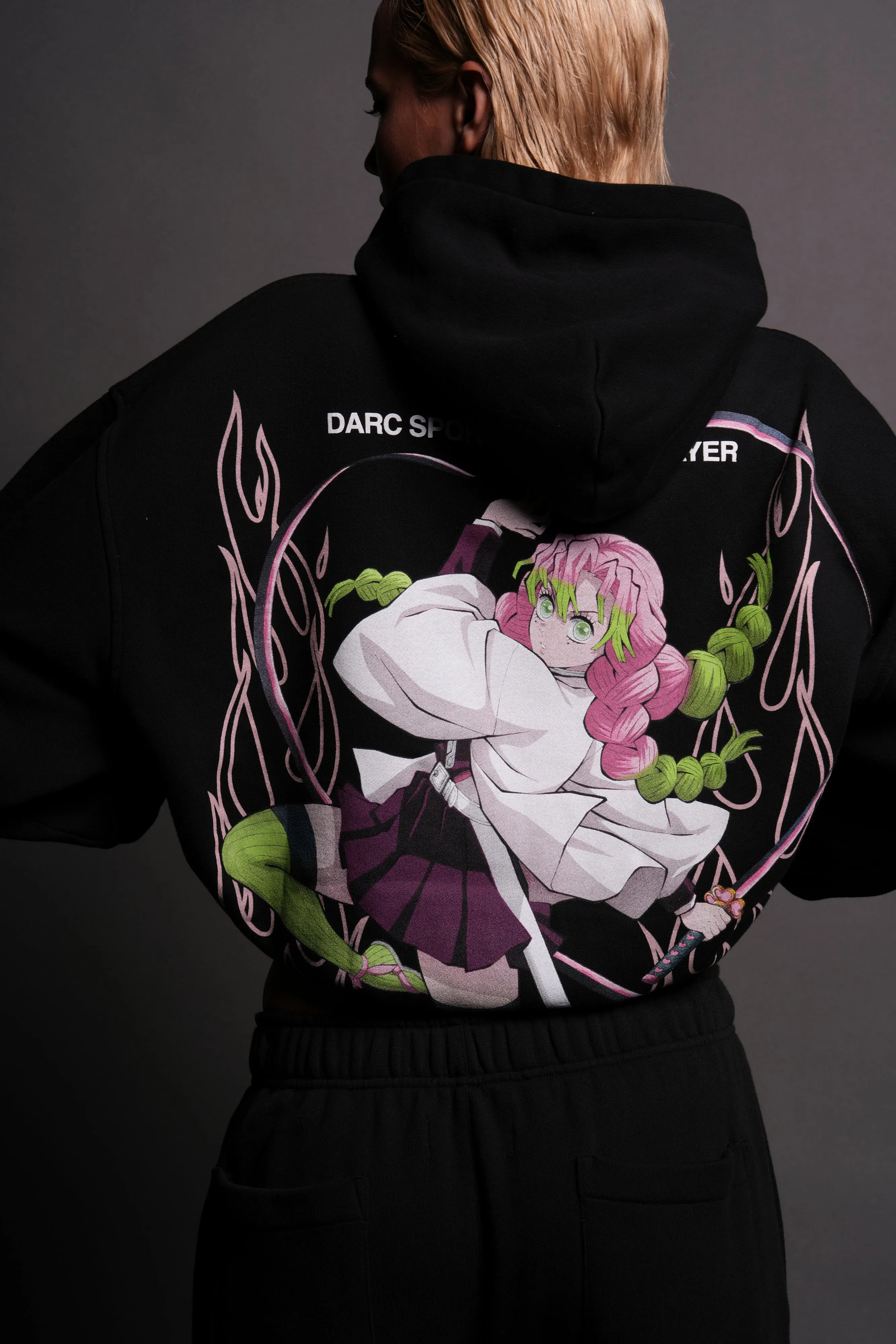 Her Fire She "Pierce" Hoodie in Black