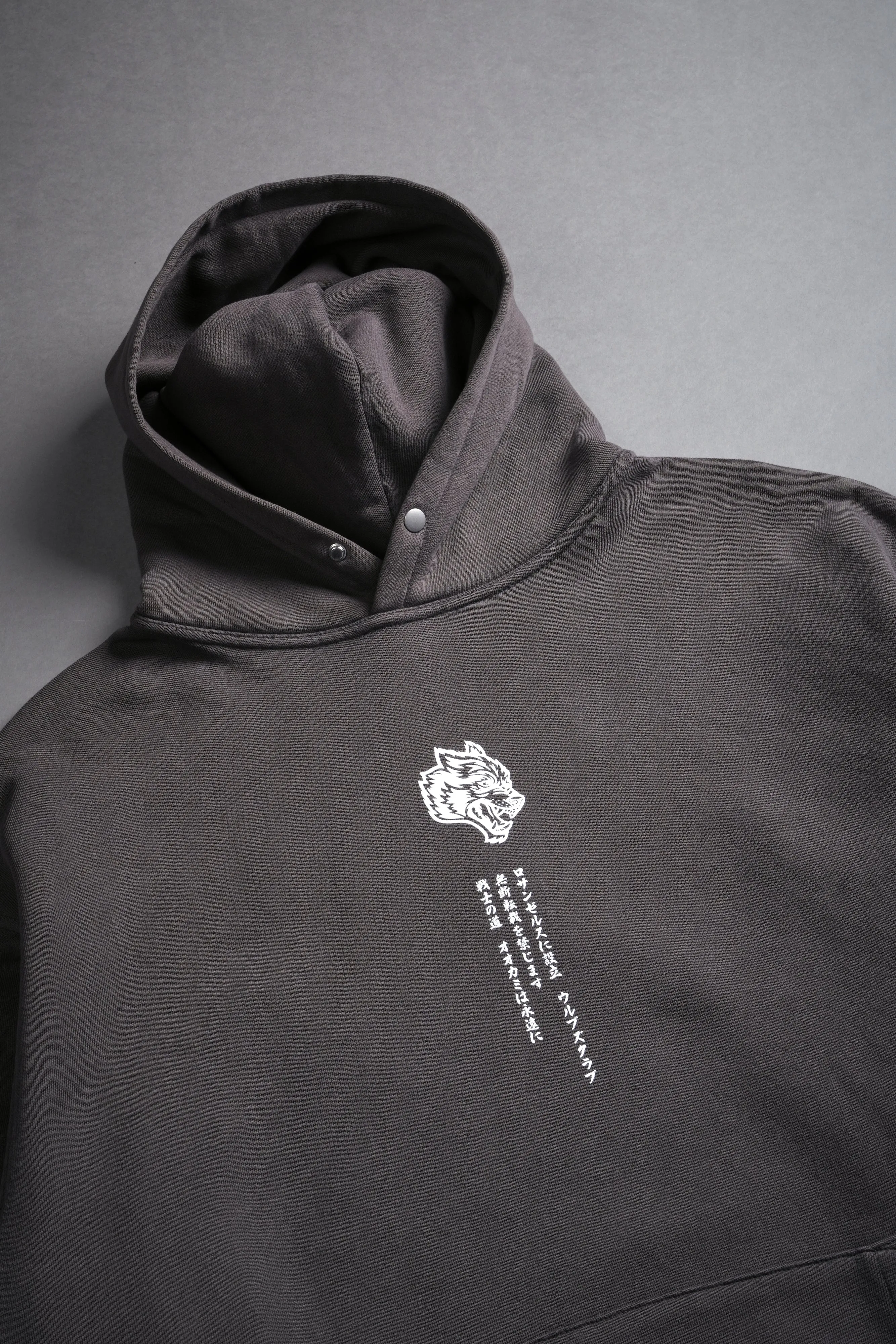 Her Fire She "Pierce" Hoodie in Wolf Gray