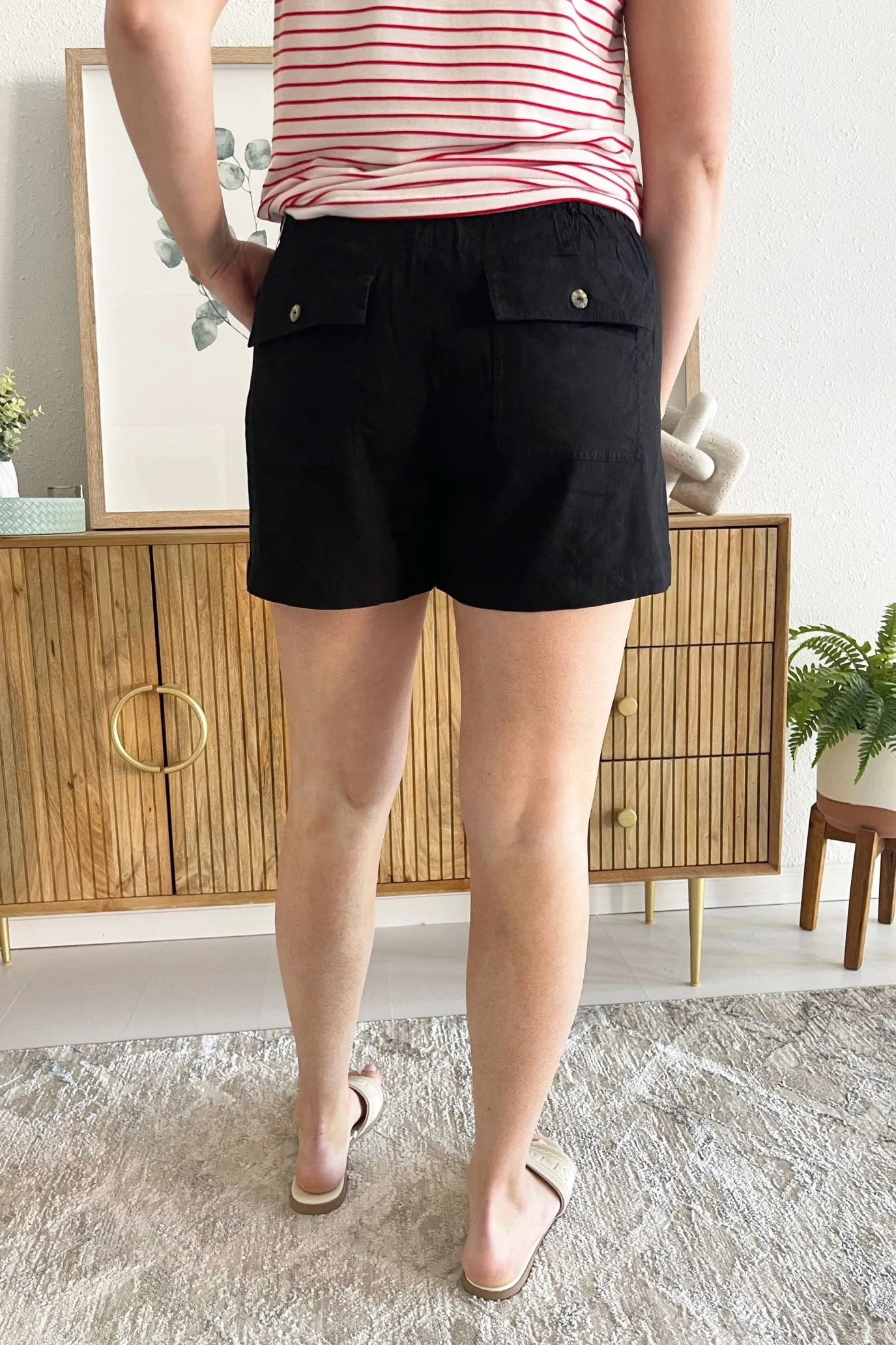 Katana High Rise Short Drawstring w/ Porkchop Pockets