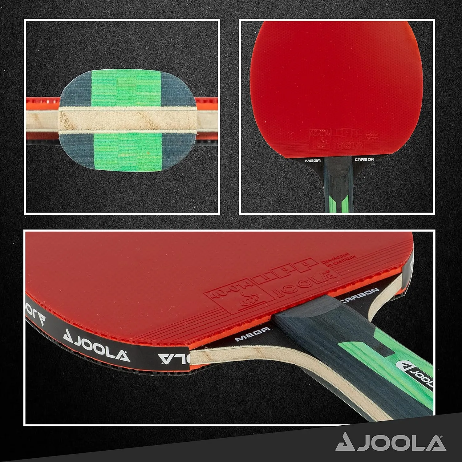 Les raquettes de tennis de table professionnelles INFINITY CARBON