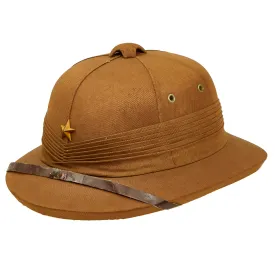 Original Japanese Pre-WWII Type 30 Officer’s “Animal Brand” Pith Helmet by Swan Brand Helmets - Size 7 ⅛